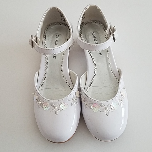 Christie & Jill Other - 🛍HP🛍[Girl 2M] Christie & Jill White Dress Shoes